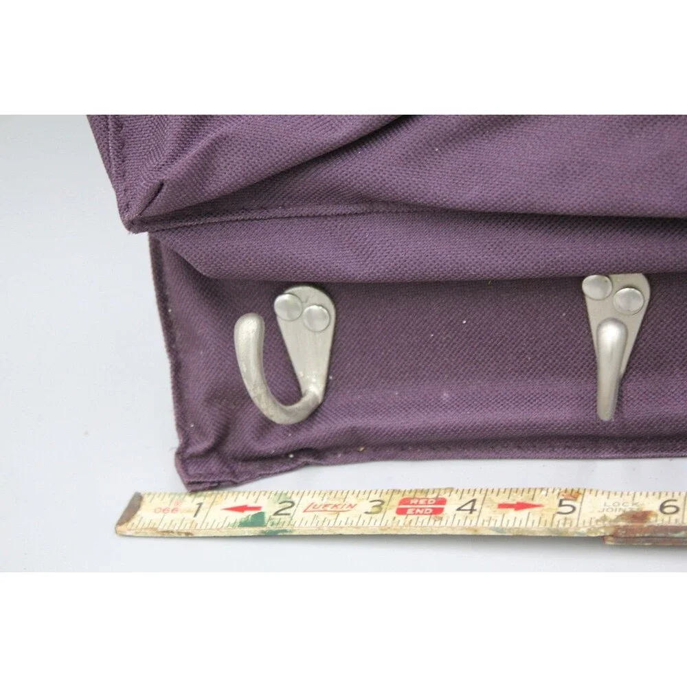 @the office Hanging Canvas Big Wall Pocket Organizer Office Household Purple